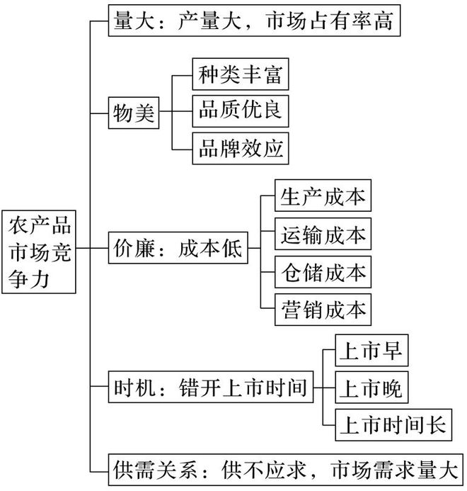 地理 二轮微专题22 市场竞争力J9真人游戏第一品牌2025高考(图11)